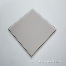 Grey plastic sheet solid sheet polycarbonate panel